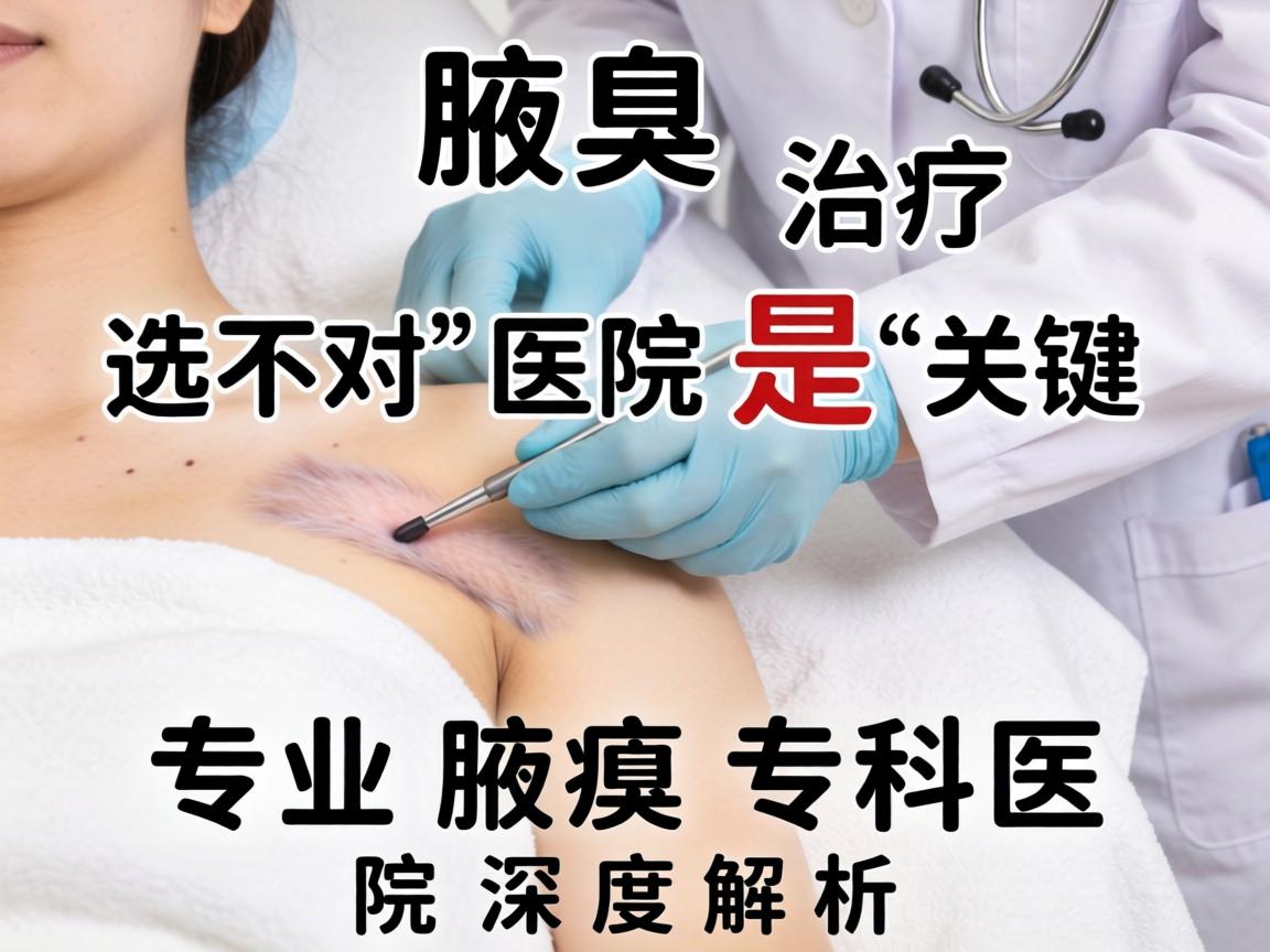腋臭治疗选对医院是关键，专业腋臭专科医院深度解析