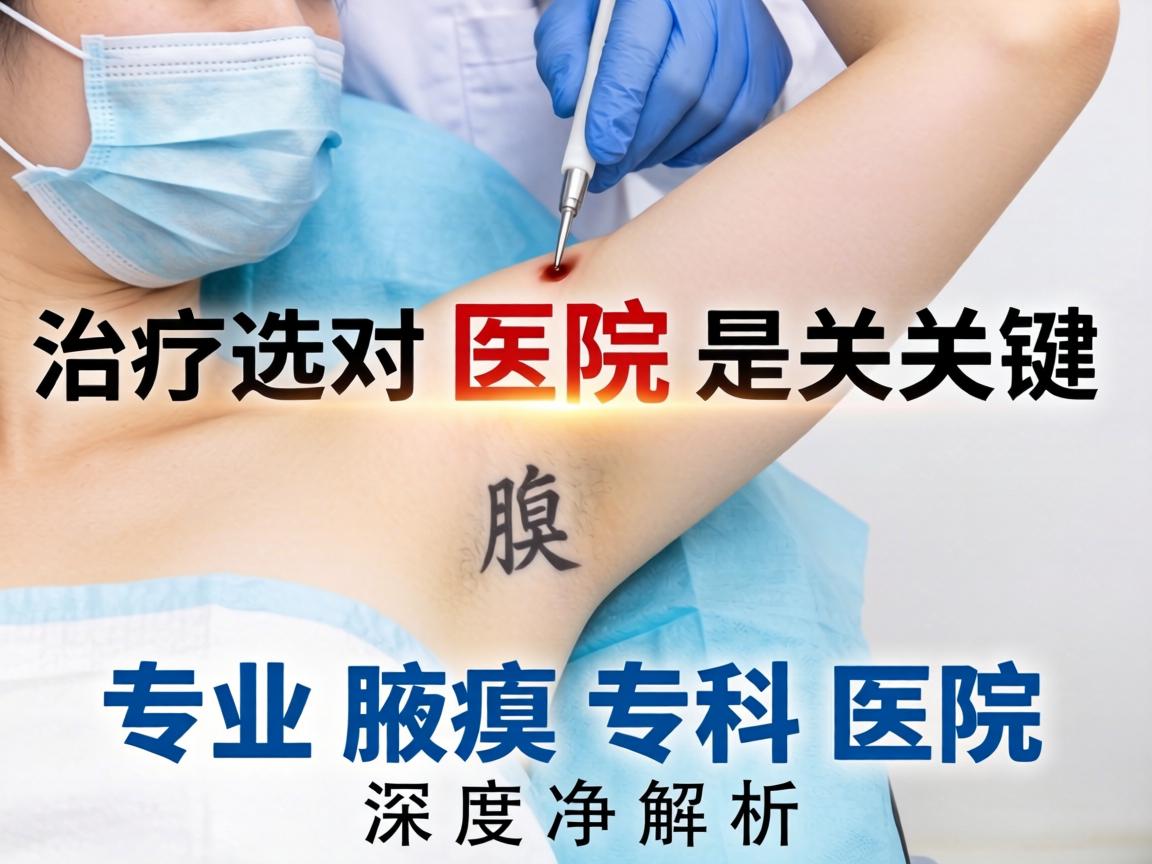 腋臭治疗选对医院是关键，专业腋臭专科医院深度解析