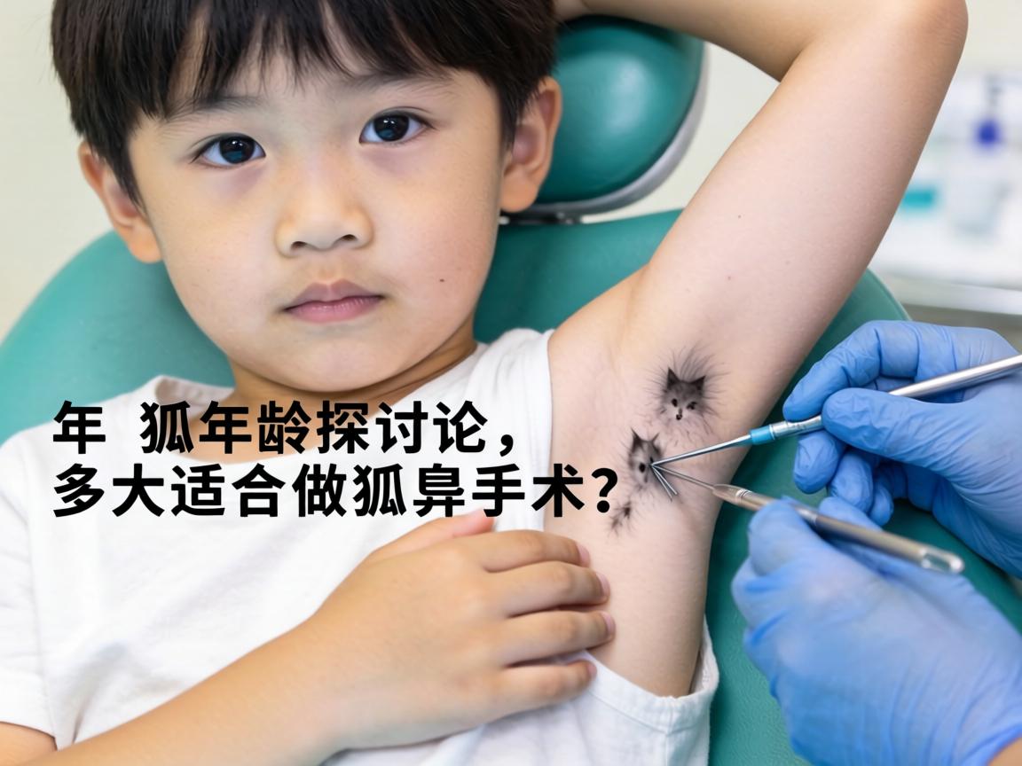 小孩子狐臭手术年龄探讨，多大适合做狐臭手术？