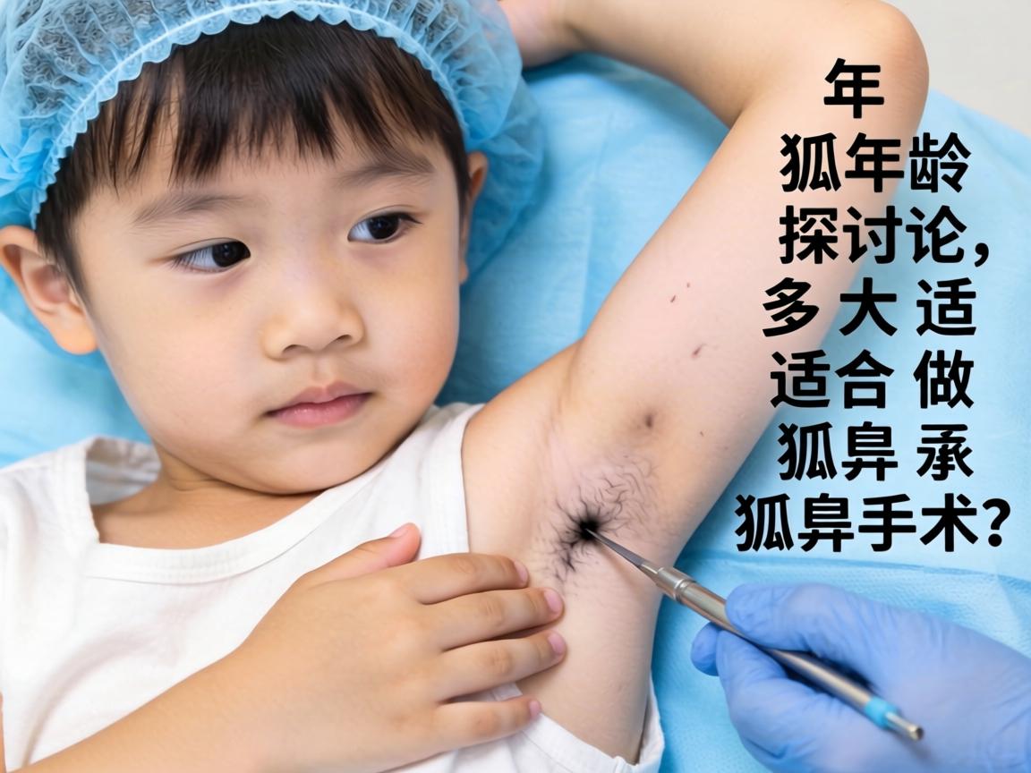 小孩子狐臭手术年龄探讨，多大适合做狐臭手术？