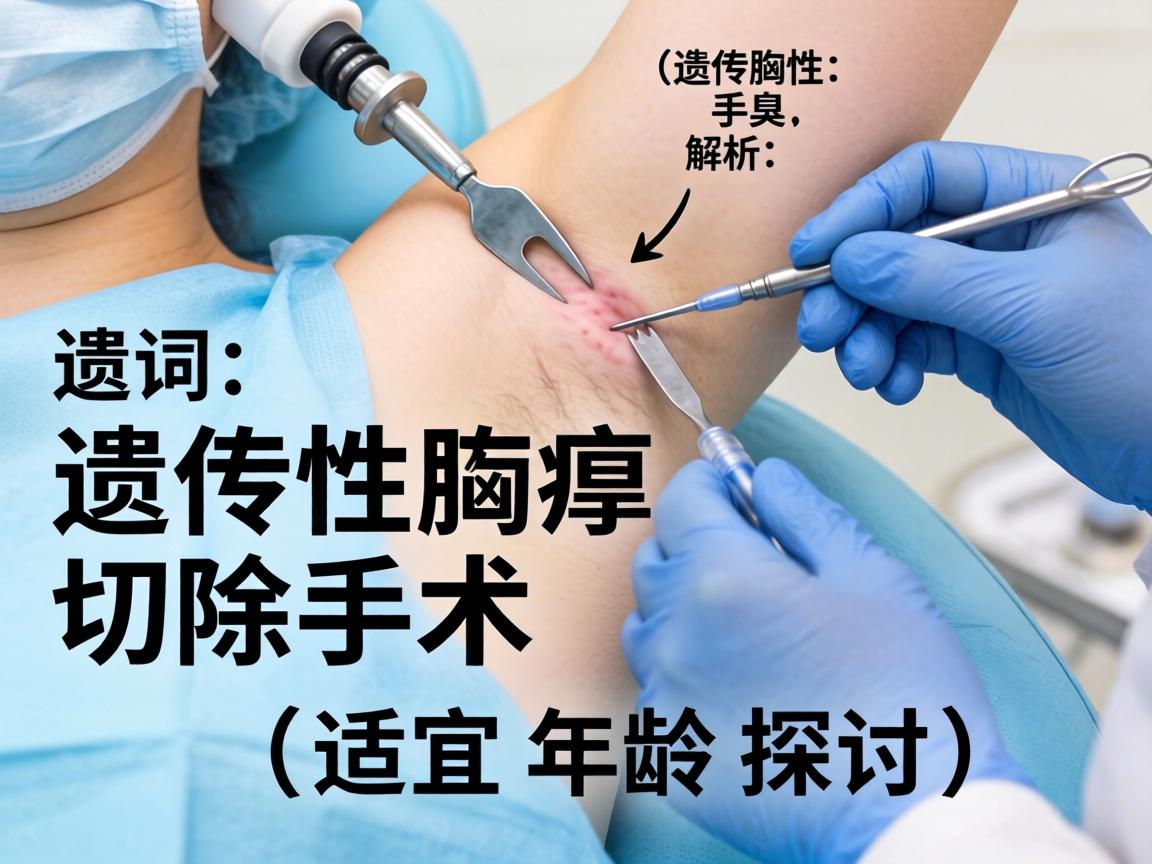 遗传性腋臭手术解析，遗传性腋臭切除手术的适宜年龄探讨