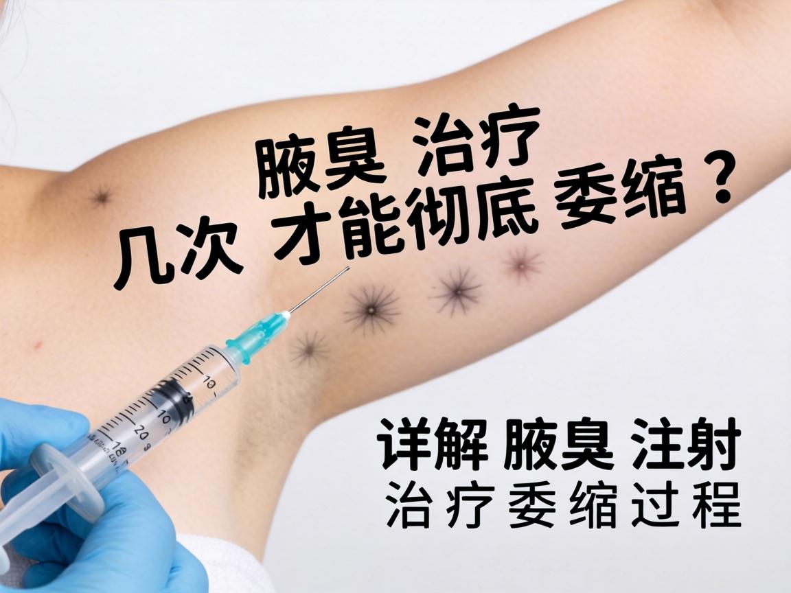 腋臭注射治疗几次才能彻底萎缩？详解腋臭注射治疗萎缩过程
