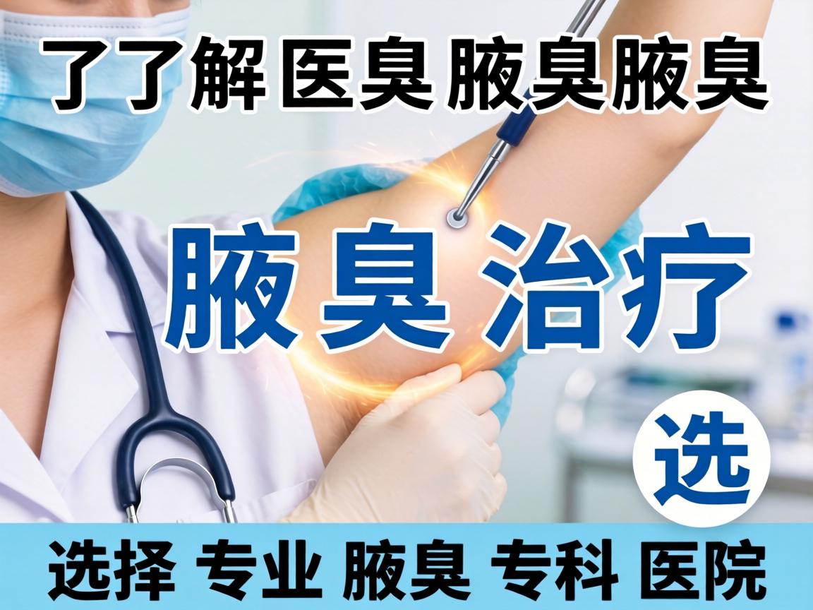 了解腋臭治疗，选择专业腋臭专科医院