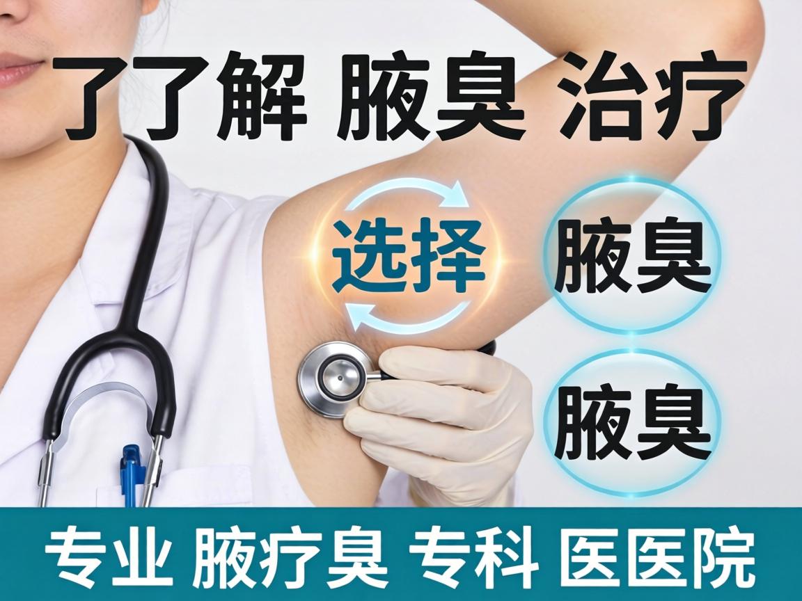 了解腋臭治疗，选择专业腋臭专科医院