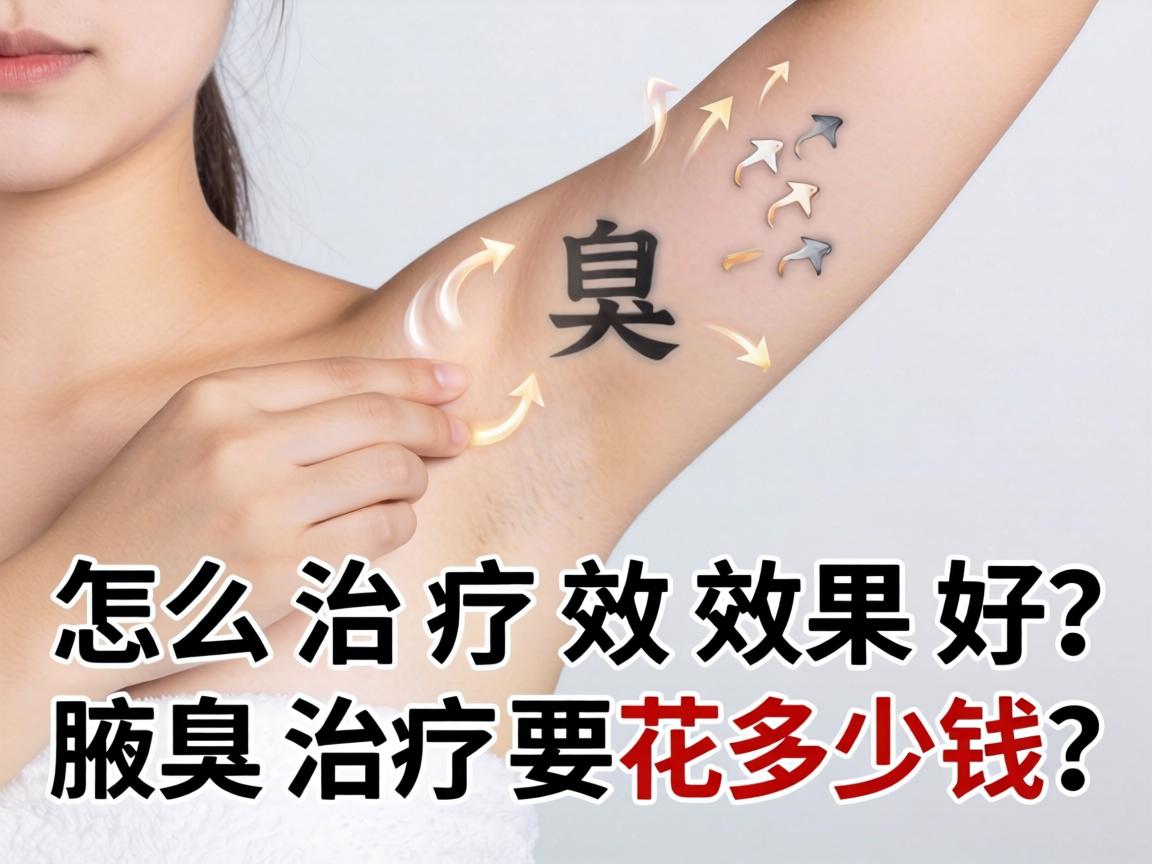 腋臭怎么治疗效果好？腋臭治疗要花多少钱？
