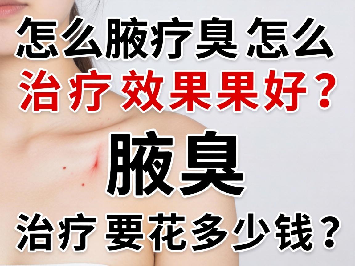 腋臭怎么治疗效果好？腋臭治疗要花多少钱？