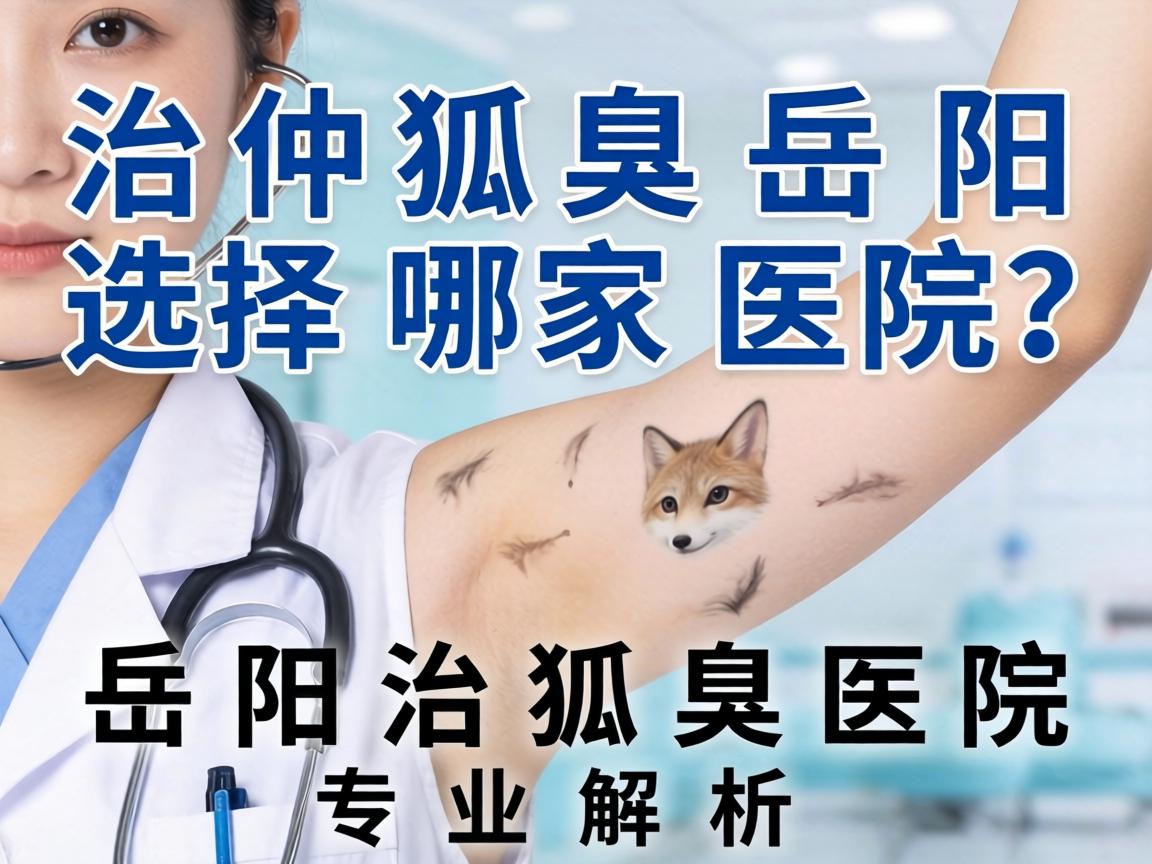 治狐臭岳阳选择哪家医院？岳阳治狐臭医院专业解析