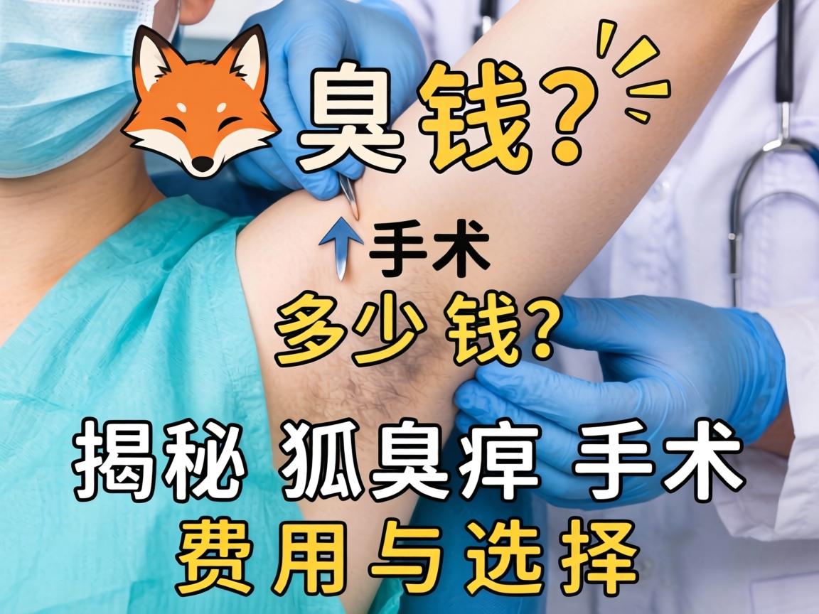 狐臭手术多少钱？揭秘狐臭手术费用与选择