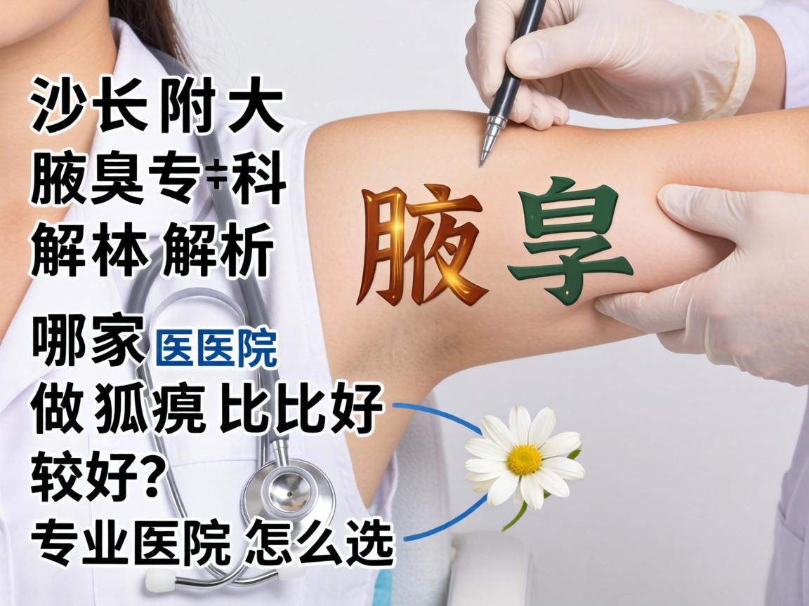 长沙附大腋臭专科解析，哪家医院做狐臭比较好，专业医院怎么选