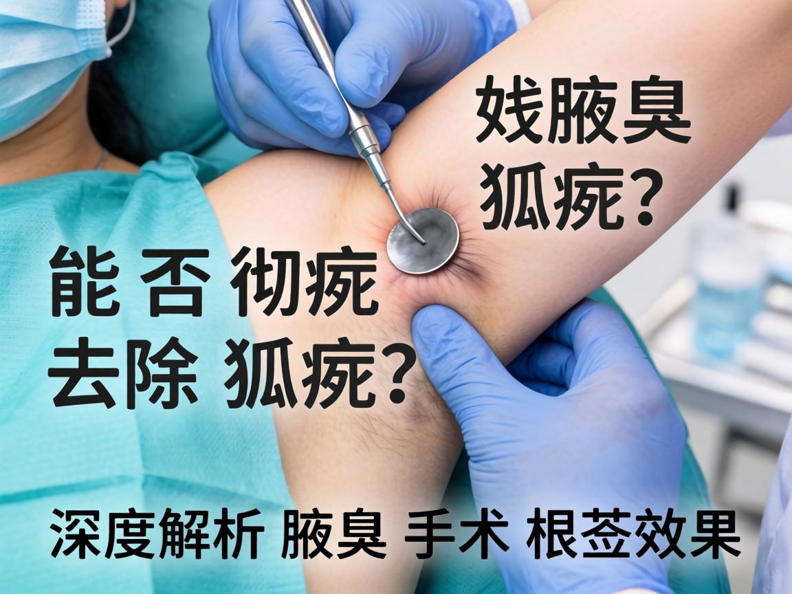 腋臭手术能否彻底去除狐臭？深度解析腋臭手术的根治效果