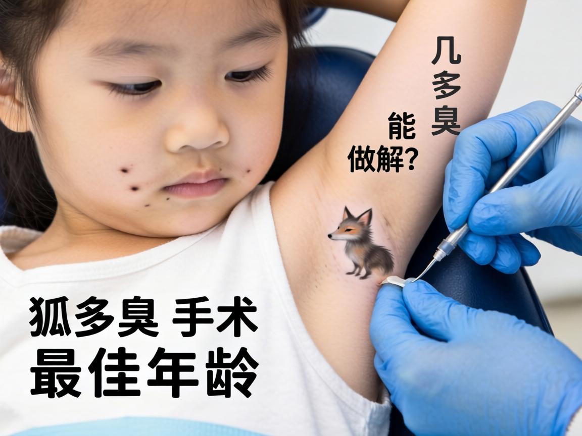 小女孩狐臭手术几岁能做？详解狐臭手术最佳年龄
