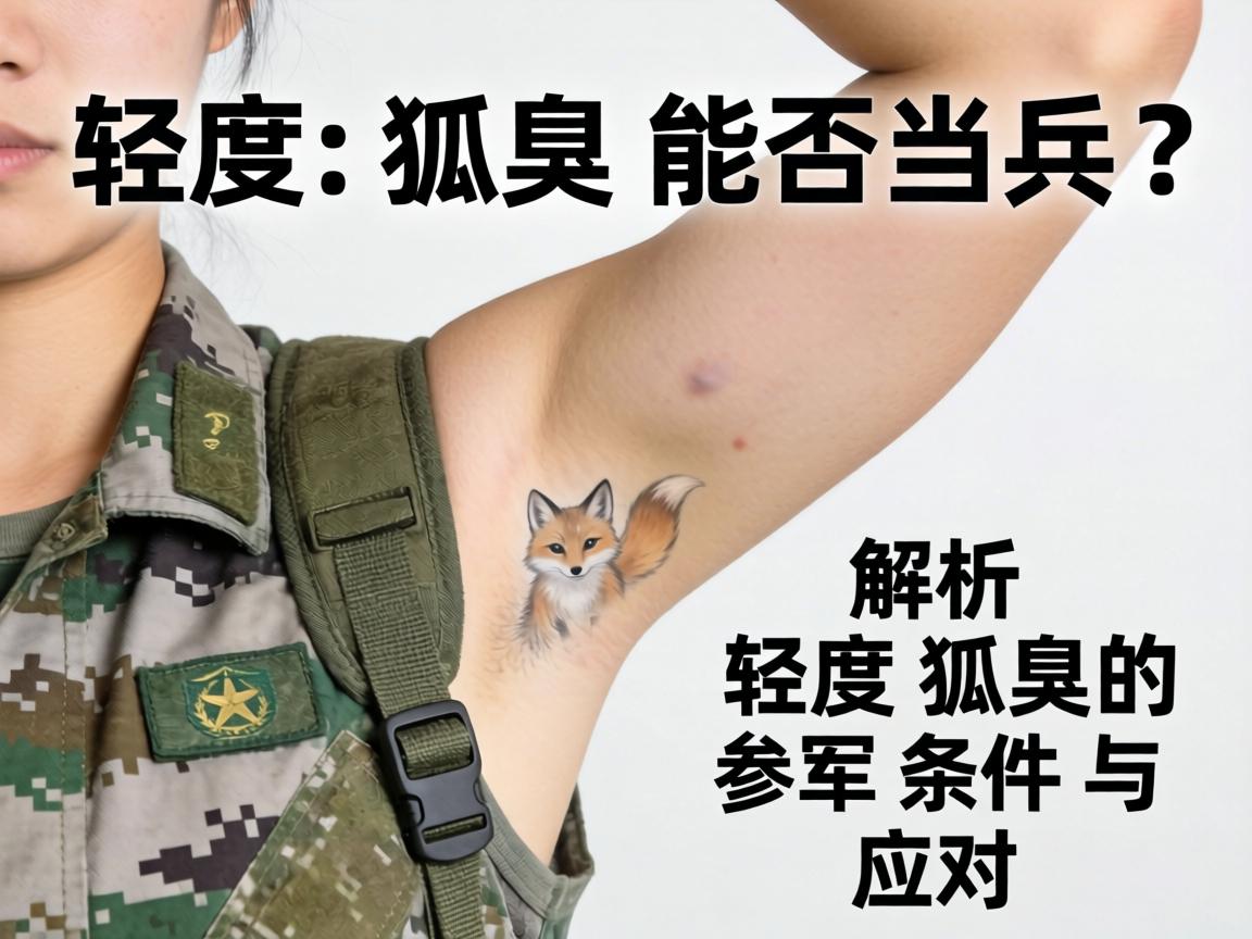 轻度狐臭能否当兵？解析轻度狐臭的参军条件与应对