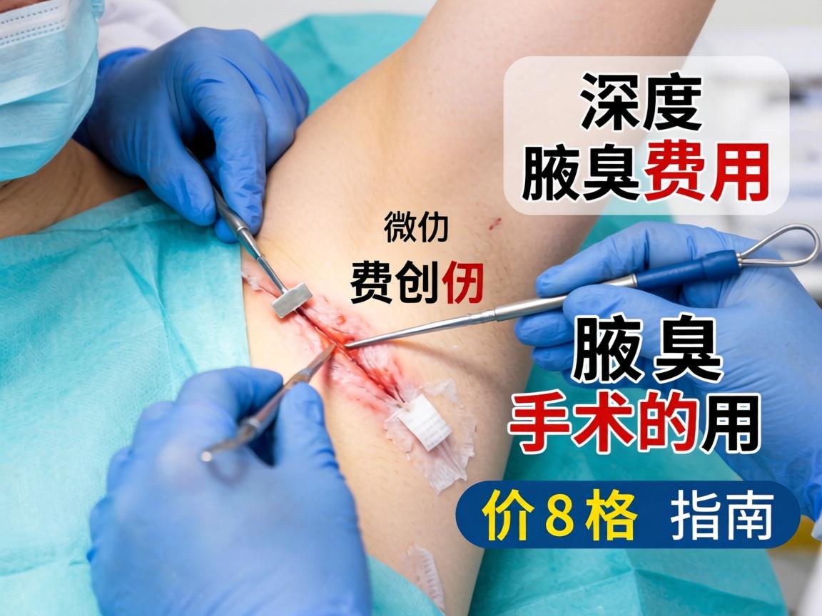 深度解析腋臭微创手术费用 腋臭手术的价格指南