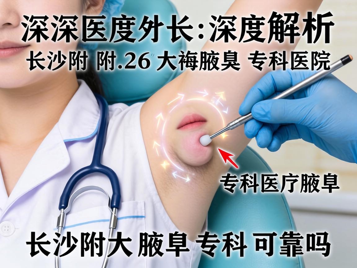 深度解析长沙附大腋臭专科医院，长沙附大腋臭专科可靠吗？