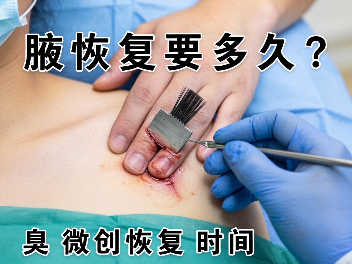 腋臭微创手术恢复要多久？详解腋臭微创恢复时间