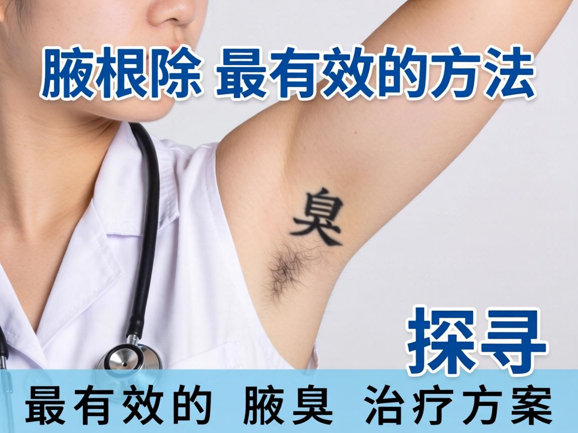 腋臭根除最有效的方法，探寻最有效的腋臭治疗方案