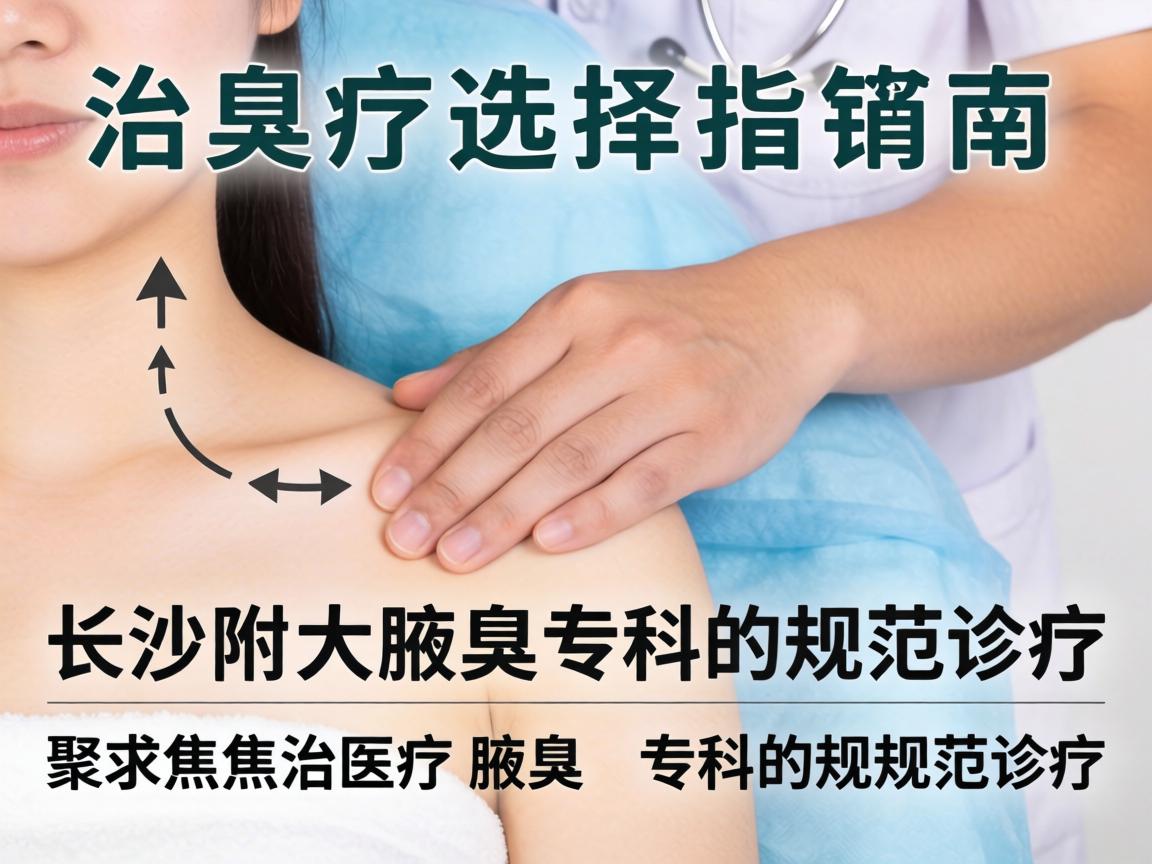 腋臭治疗选择指南，聚焦长沙附大腋臭专科的规范诊疗