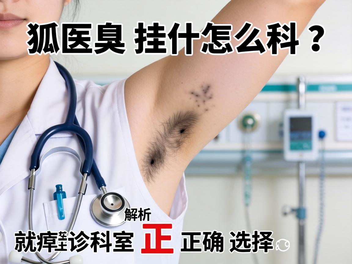 狐臭医院挂什么科？解析狐臭就诊科室的正确选择