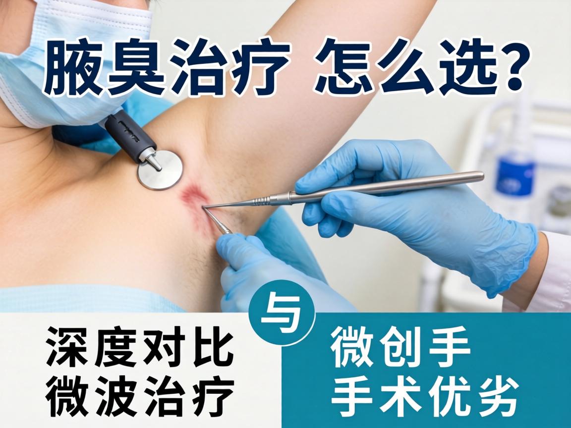 腋臭治疗怎么选？深度对比微波治疗与微创手术的优劣