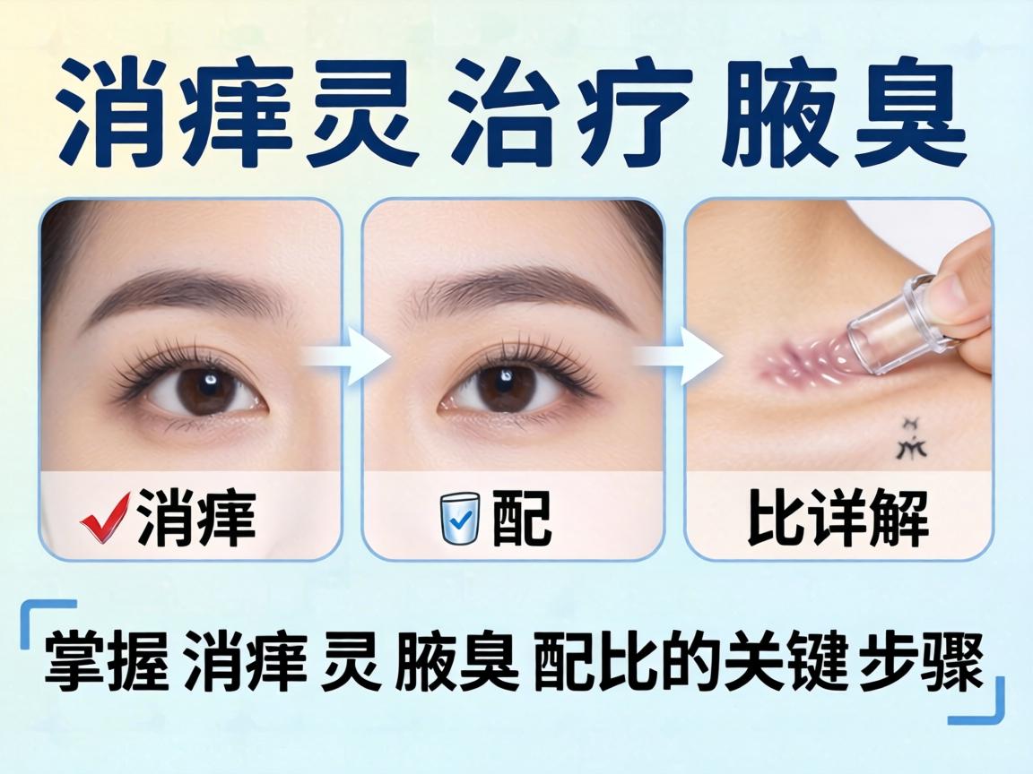 消痔灵治疗腋臭配比详解，掌握消痔灵腋臭配比的关键步骤