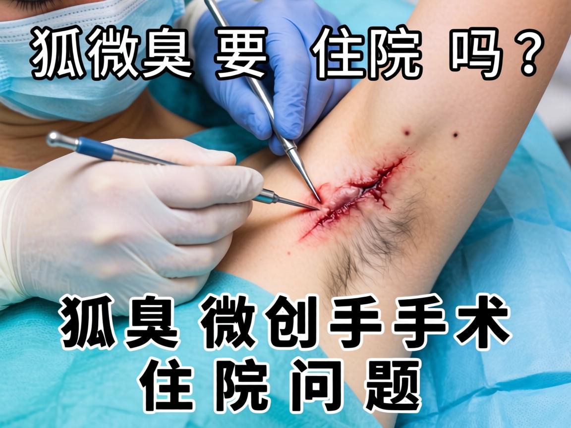 狐臭微创手术要住院吗？详解狐臭微创手术住院问题