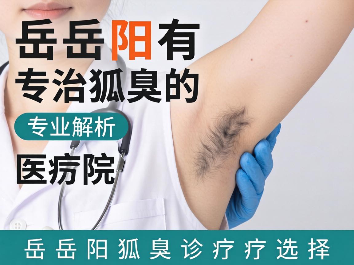 岳阳有专治狐臭的医院吗？专业解析岳阳狐臭诊疗选择