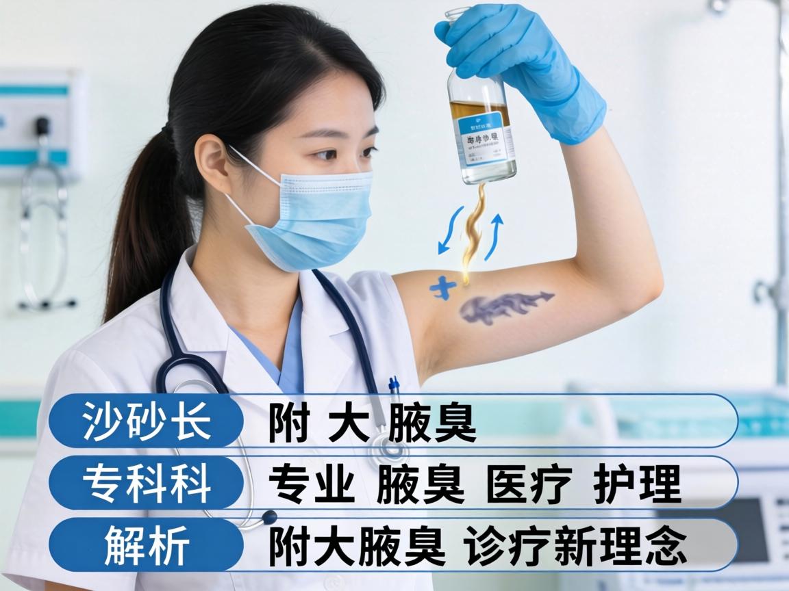 长沙附大腋臭专科解析，专业腋臭医疗护理，附大腋臭诊疗新理念