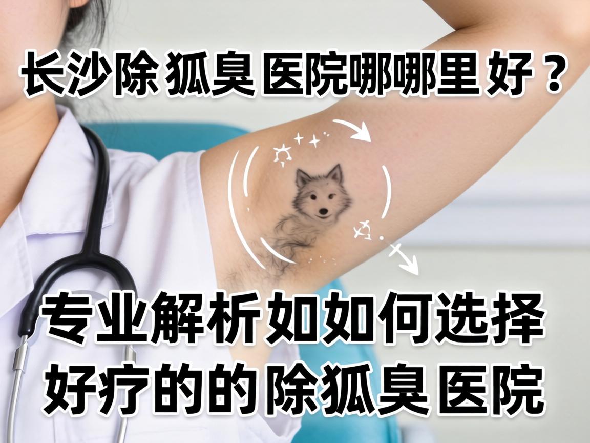 长沙除狐臭医院哪里好？专业解析如何选择好的除狐臭医院