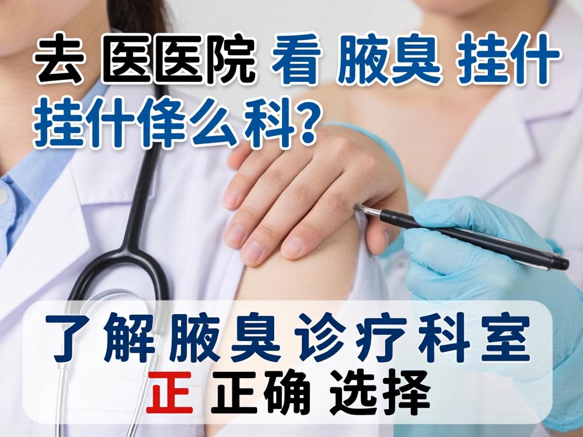去医院看腋臭挂什么科？了解腋臭诊疗科室的正确选择