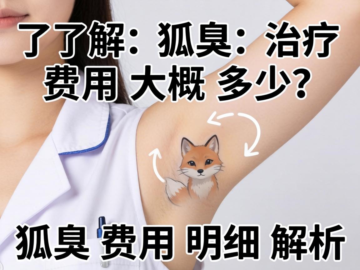 了解狐臭治疗费用大概多少？狐臭费用明细解析