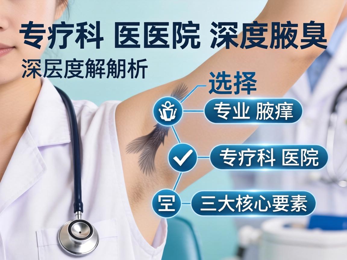 腋臭专科医院深度解析，选择专业腋臭专科医院的三大核心要素