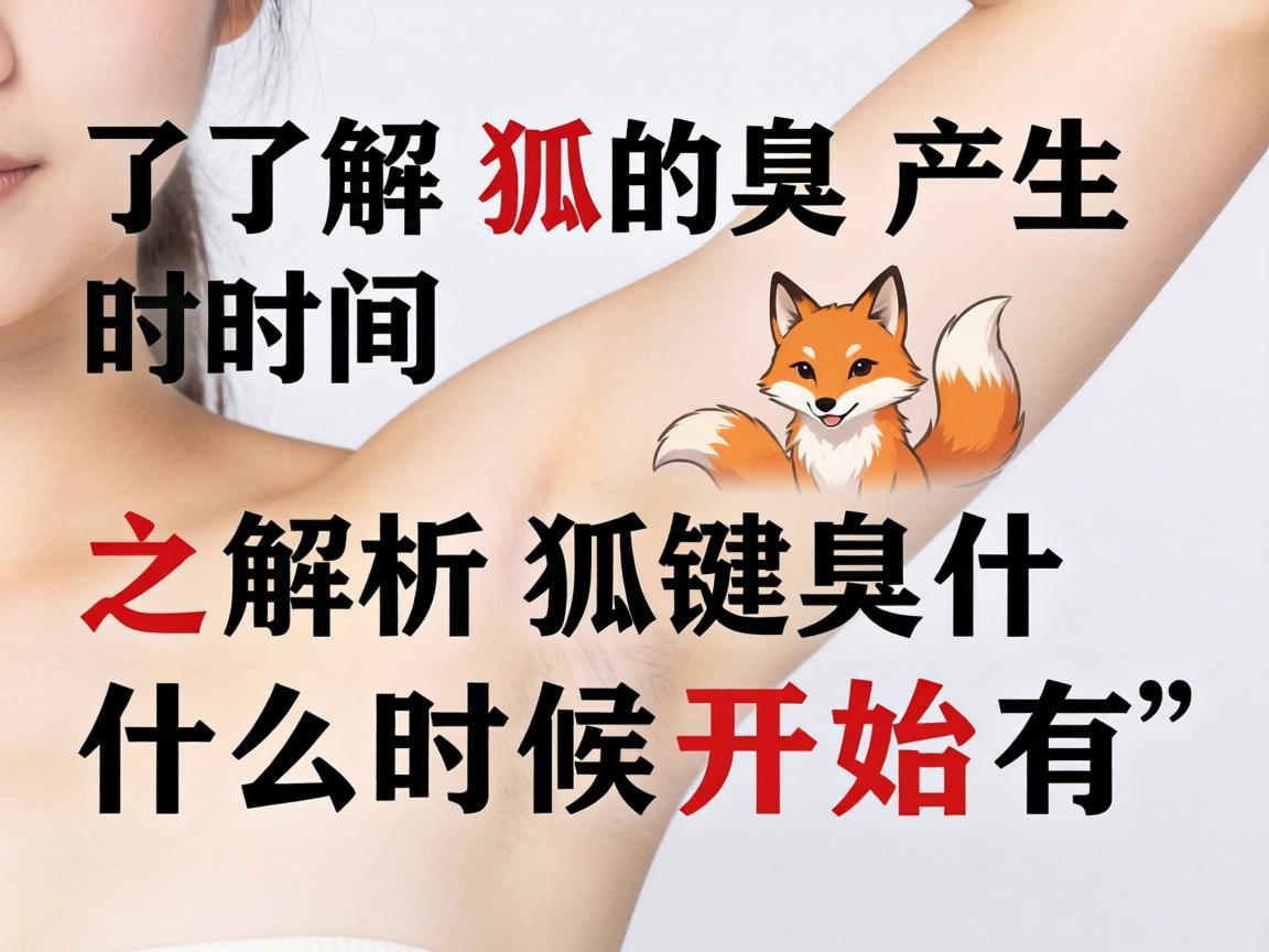 了解狐臭产生时间 解析狐臭什么时候开始有的关键阶段