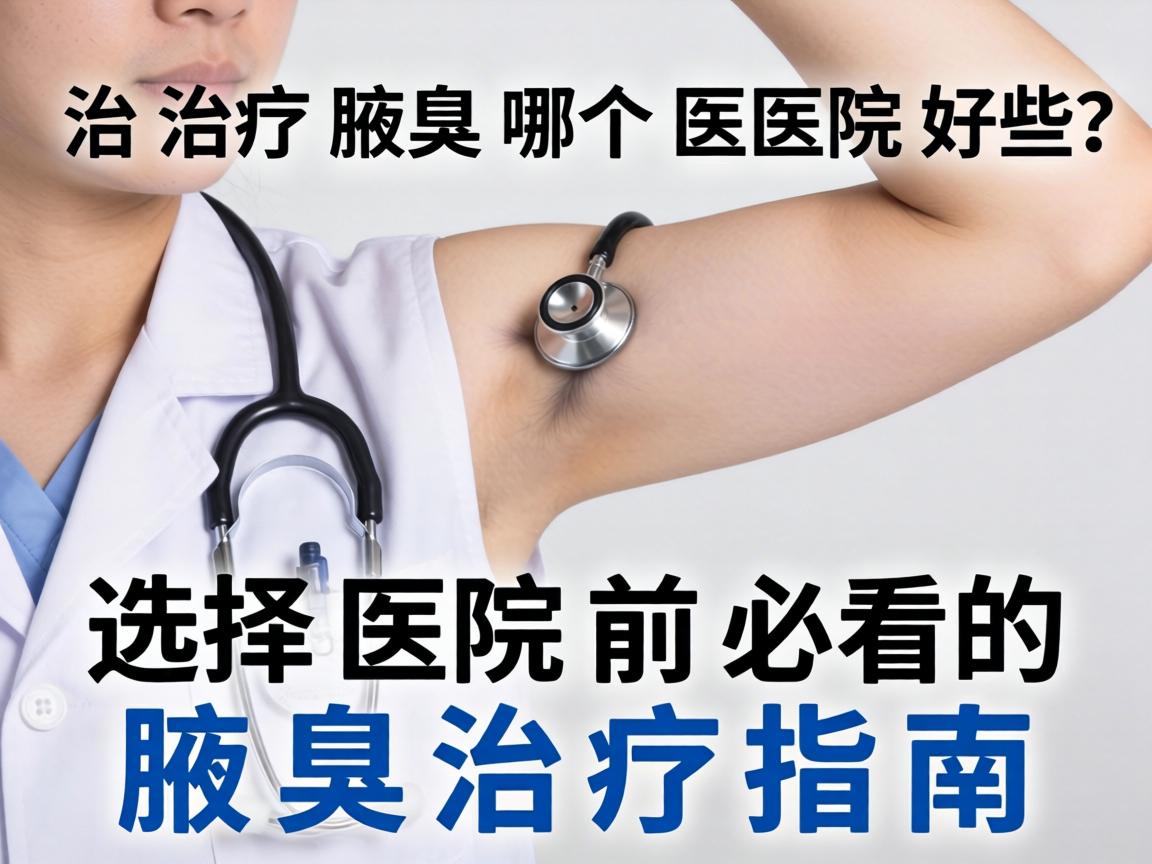 治疗腋臭哪个医院好些？选择医院前必看的腋臭治疗指南