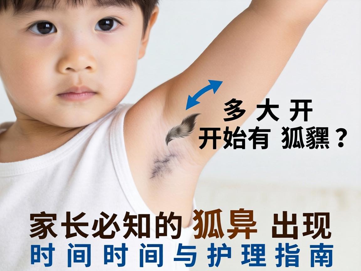 小孩多大开始有狐臭？家长必知的狐臭出现时间与护理指南