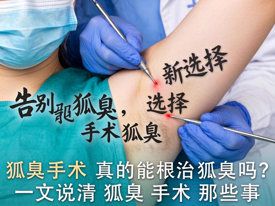 告别狐臭新选择，狐臭手术真的能根治狐臭吗？一文说清狐臭手术那些事