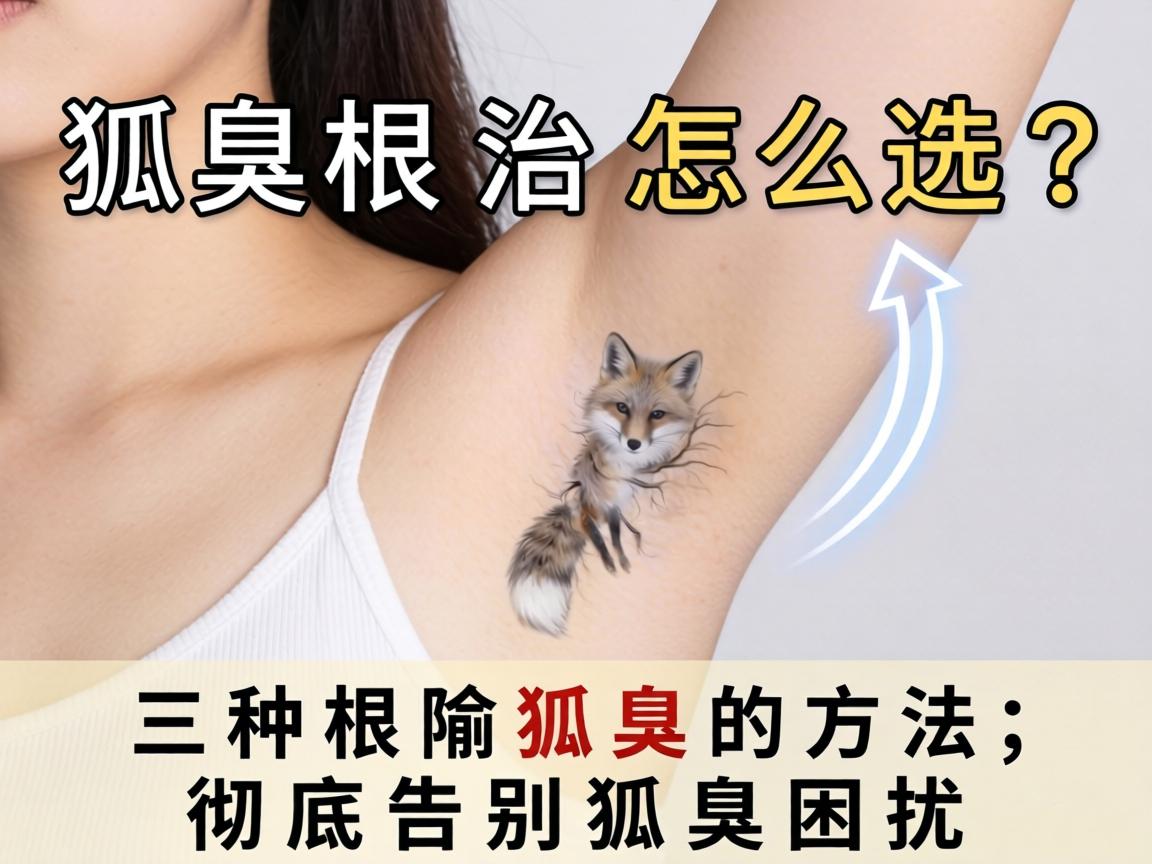 狐臭根治怎么选？这三种根治狐臭的方法，彻底告别狐臭困扰