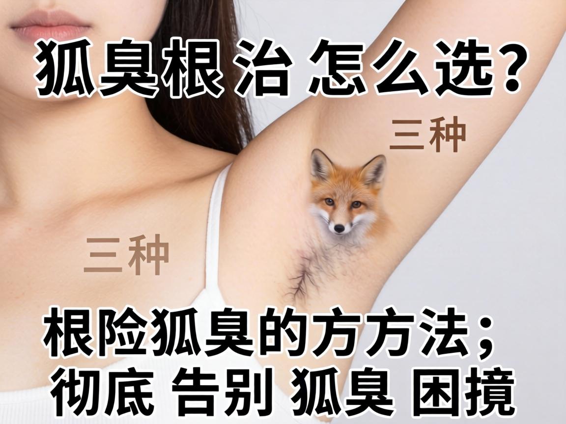 狐臭根治怎么选？这三种根治狐臭的方法，彻底告别狐臭困扰