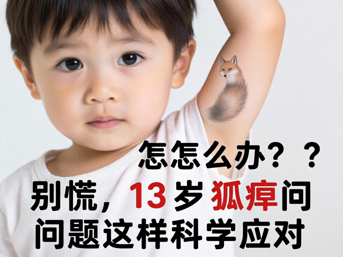 13岁孩子有狐臭怎么办？别慌，13岁狐臭问题这样科学应对