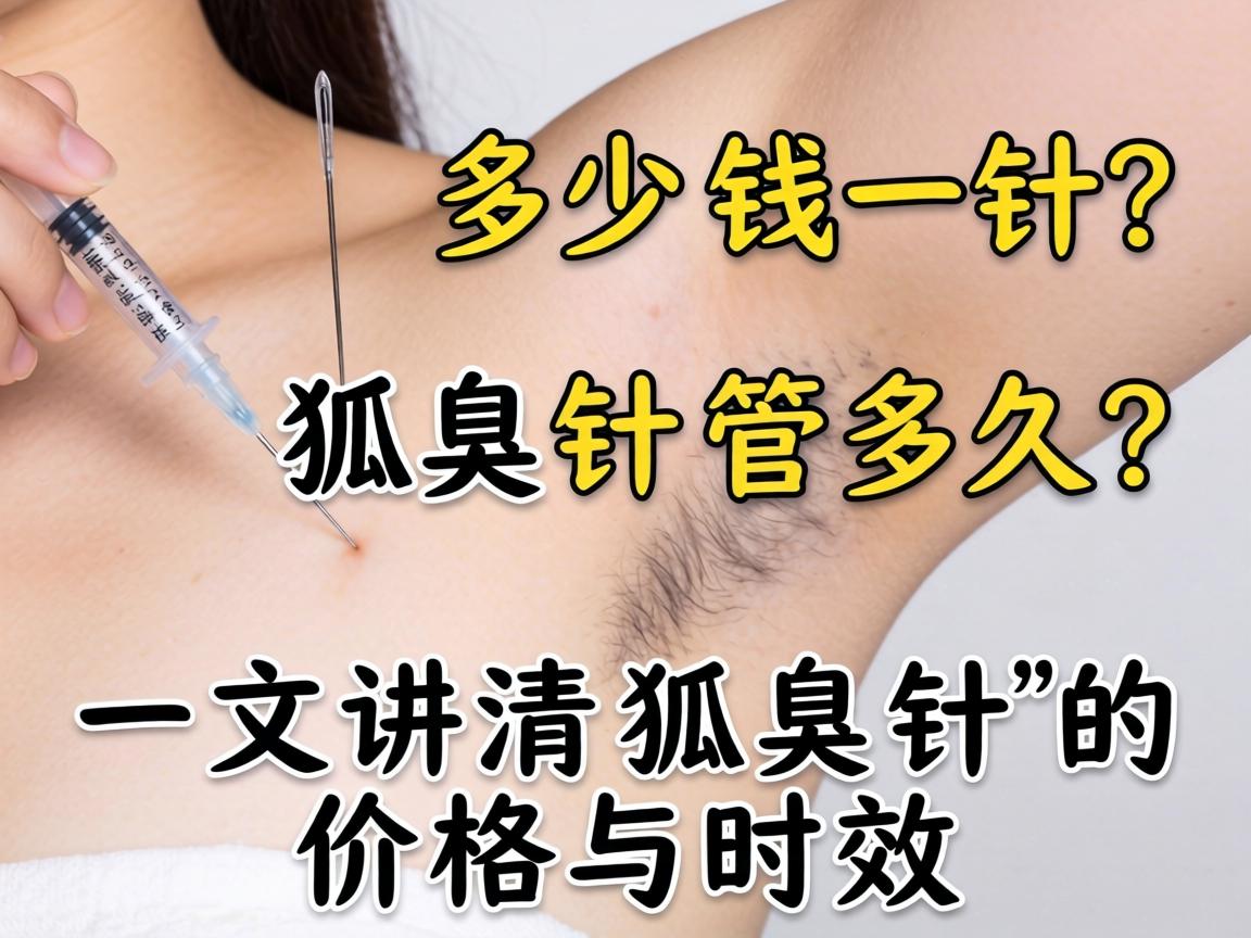 狐臭针多少钱一针？狐臭针管多久？一文讲清狐臭针的价格与时效