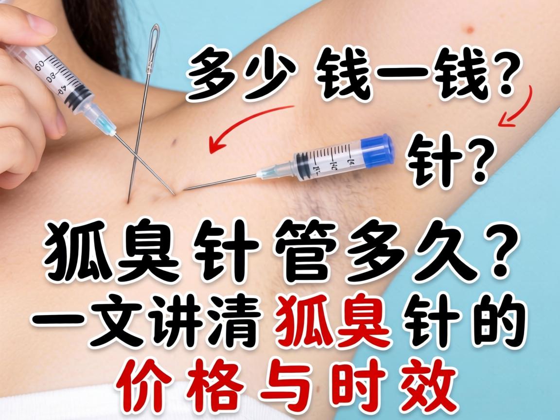 狐臭针多少钱一针？狐臭针管多久？一文讲清狐臭针的价格与时效