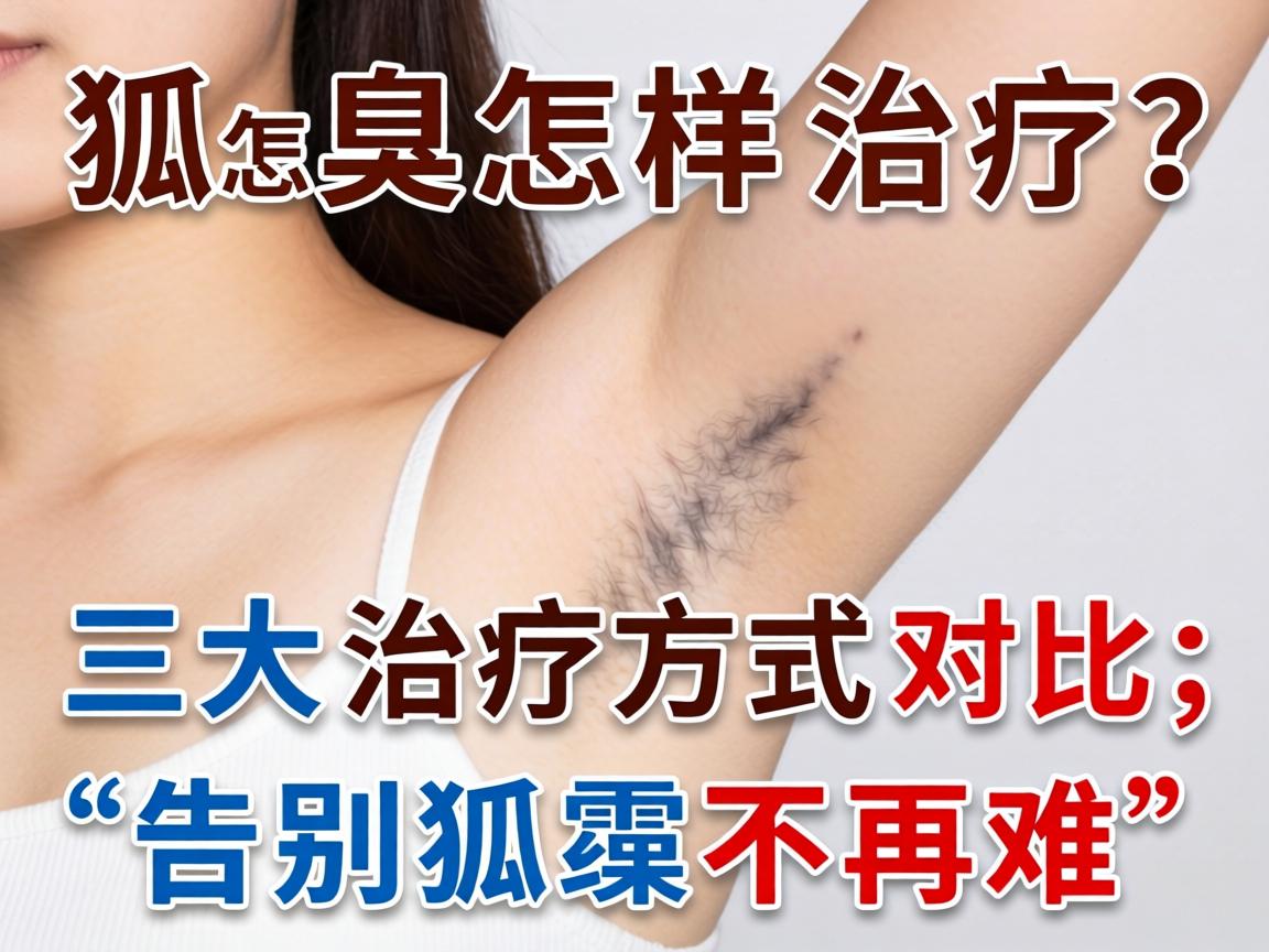 狐臭怎样治疗？三大治疗方式对比，告别狐臭不再难