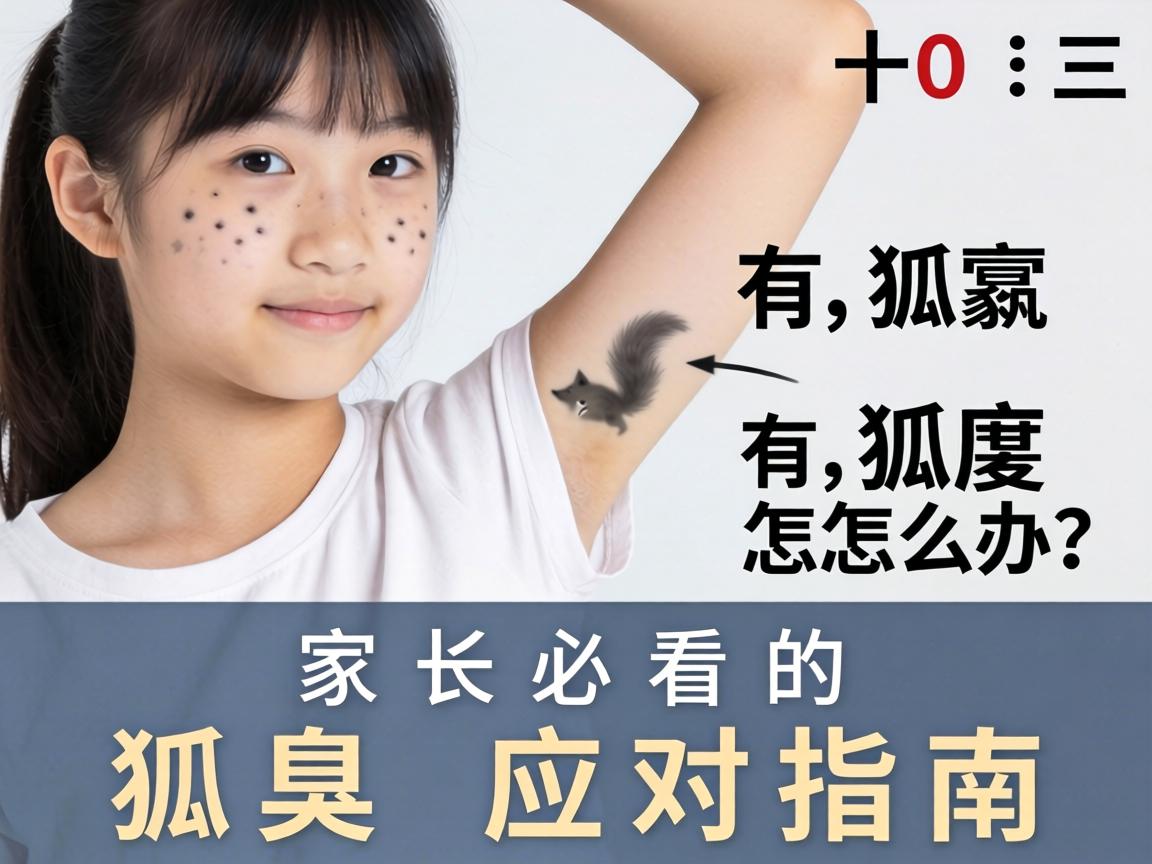 十三岁女孩有狐臭怎么办？家长必看的狐臭应对指南