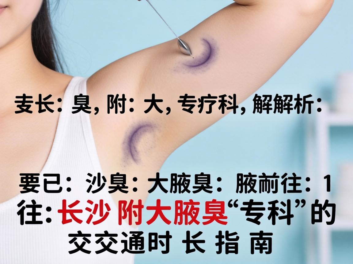 长沙附大腋臭专科解析，前往长沙附大腋臭专科的交通时长指南