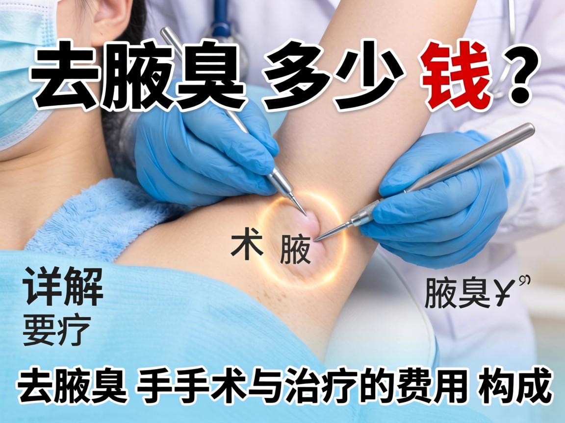 去腋臭多少钱？详解去腋臭手术与治疗的费用构成