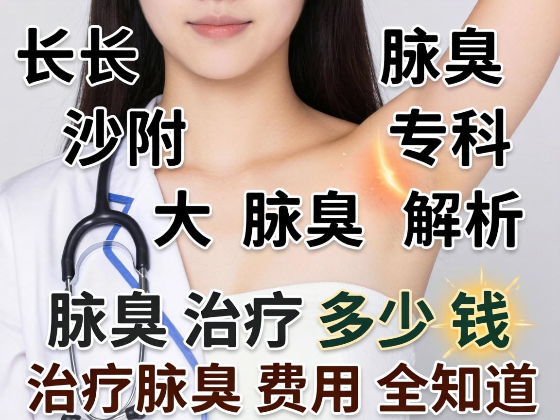 长沙附大腋臭专科解析，腋臭治疗多少钱，治疗腋臭费用全知道