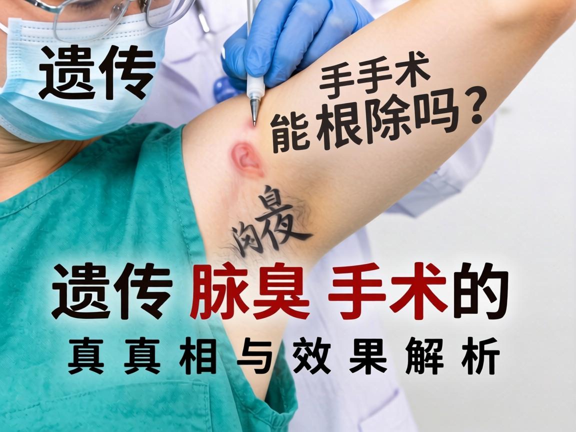 遗传腋臭手术能根除吗？遗传腋臭手术的真相与效果解析