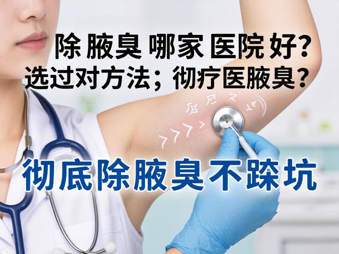 除腋臭哪家医院好？选对方法，彻底除腋臭不踩坑