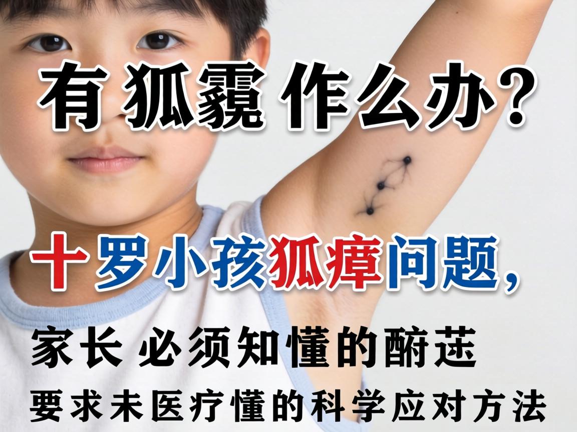 孩子有狐臭怎么办？十岁小孩狐臭问题，家长必须知道的科学应对方法