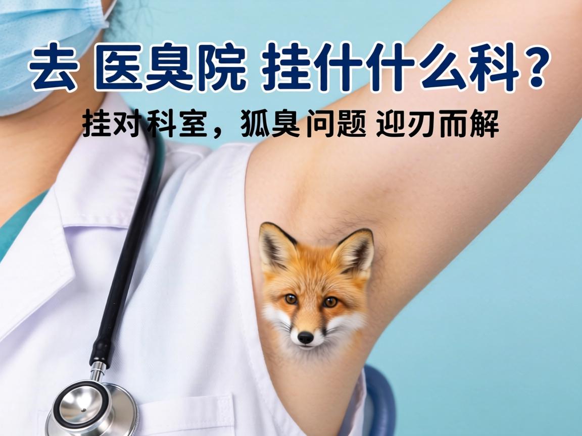 狐臭去医院挂什么科？挂对科室，狐臭问题迎刃而解