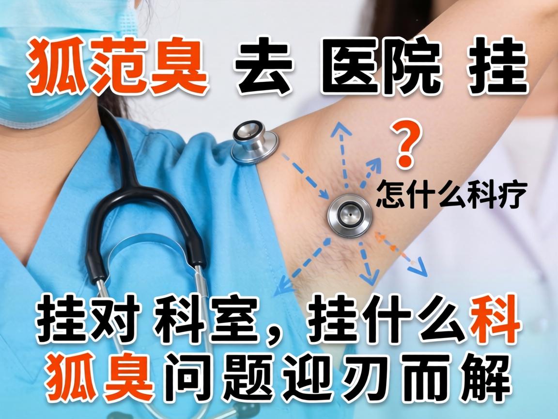 狐臭去医院挂什么科？挂对科室，狐臭问题迎刃而解